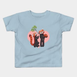 red pandas in love Kids T-Shirt